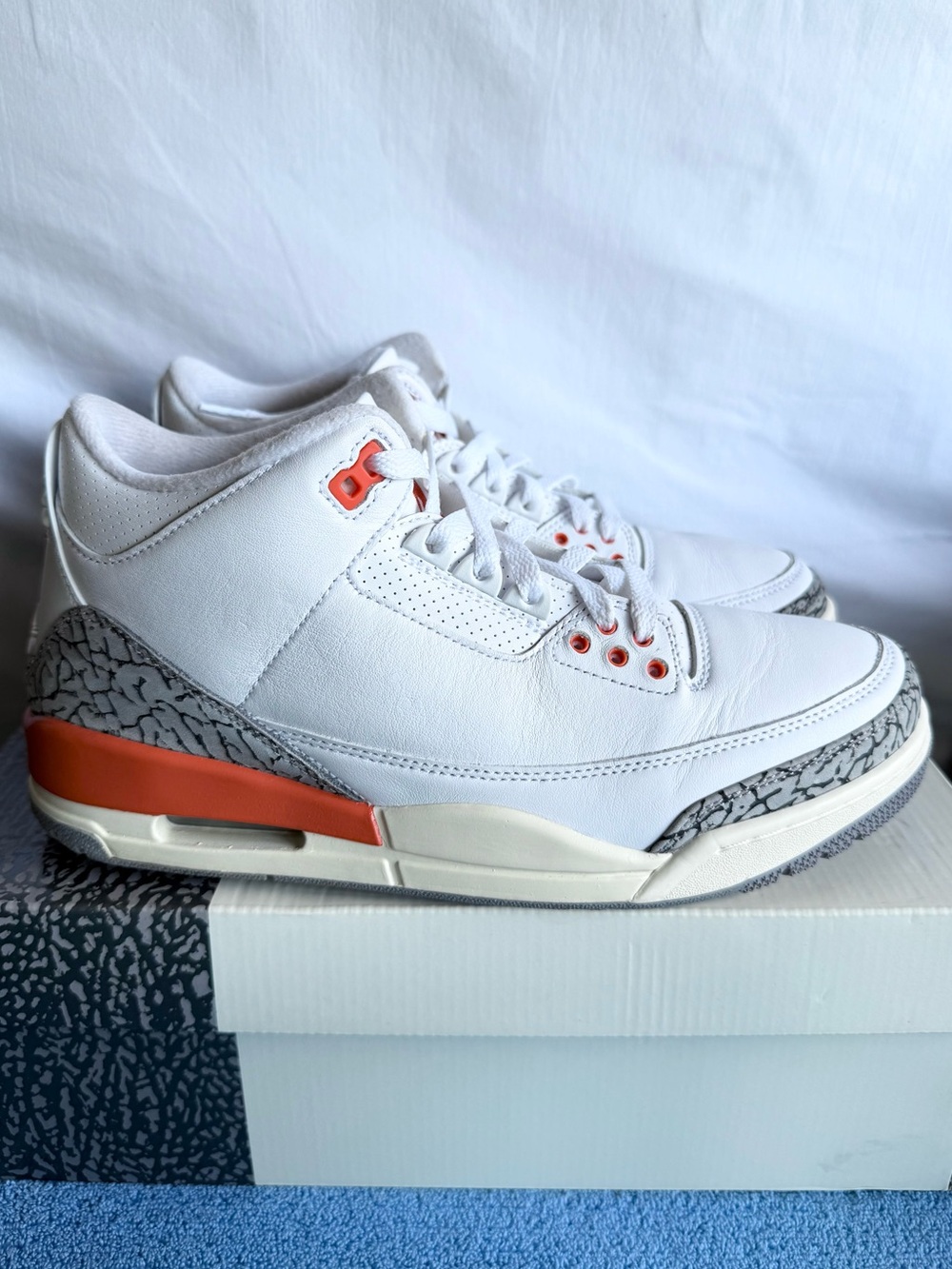 AUTHENTIC Jordan 3 Retro “Georgia Peach”Orange size 9M / 10.5W CK9246-121 2024